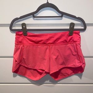 Lululemon Pink Speed Up Short 2.5”